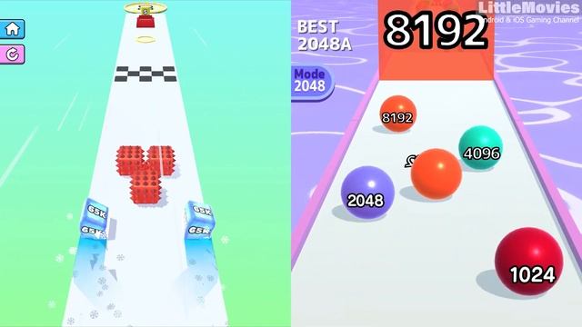 Ball Run 2048 | Jelly Run 2048 - All Level Gameplay Android,iOS - NEW APK BIG UPDATE смотреть онлайн