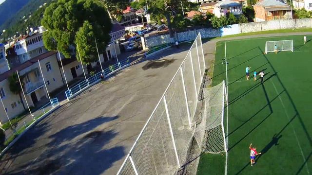 Стадион г. Гагра 16 июля 2018. Hubsan 501S смотреть онлайн