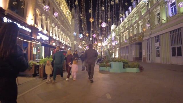 Москва, ул. Никольская. ГУМ, Красная площадь. смотреть онлайн