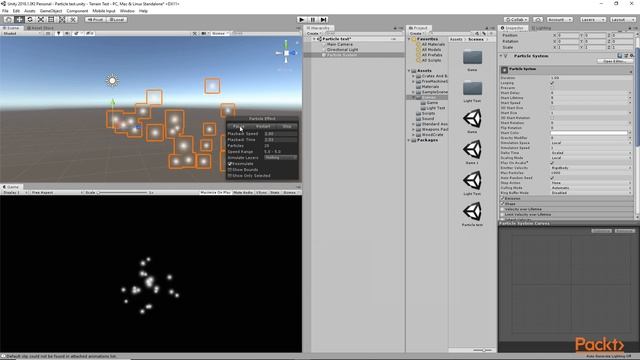 Game Design with Unity 2019 : Getting Started with Particle System | packtpub.com смотреть онлайн