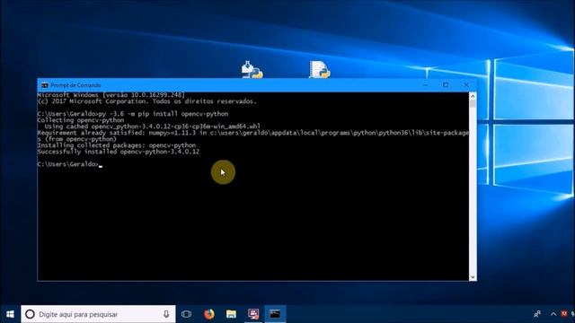 Install OpenCV Python in 1 minute on Windows смотреть онлайн