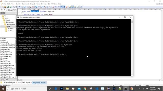 Interfaces | Default Methods in java смотреть онлайн