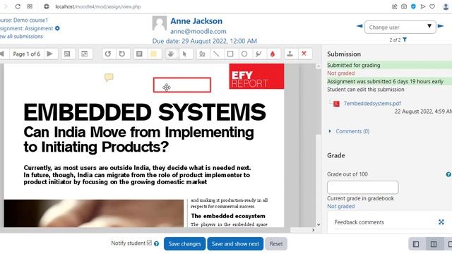 Moodle 3.11, 4.0 - PDF Annotation смотреть онлайн