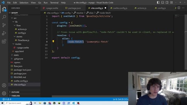 How to fix the 'ReferenceError: global is not defined' error using Svelte and FCL. смотреть онлайн