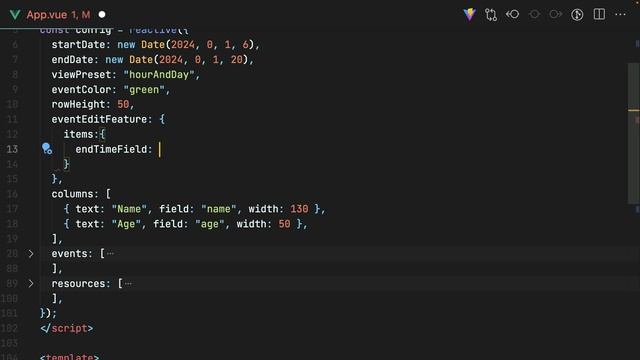 Customizing the event editor in Bryntum Scheduler for Vue смотреть онлайн