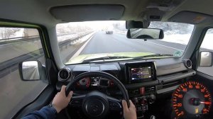 Suzuki Jimny максимальная скорость автобан POV