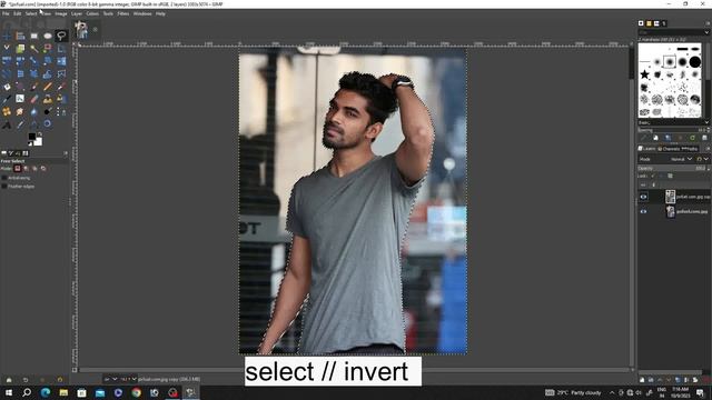 GIMP BACKGROUND CHANGE // background change in gimp смотреть онлайн