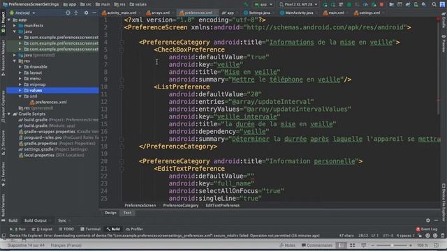 #7 - Android- Persistances des données- Préférences Partagées- Shared Preferences Screen - Partie 2 смотреть онлайн