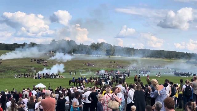 Реконструкция Бородинского сражения. День Бородино. Бородинское сражение. смотреть онлайн