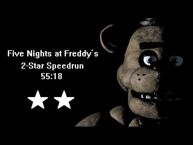 Скоростное прохождение Five Nights at Freddy's 2-Star (speedrun) 55:18 смотреть онлайн