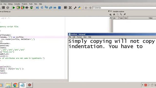 Load Python program and csv in Spyder anaconda смотреть онлайн