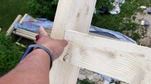 Свес кровли 80 см.  Правильное решение