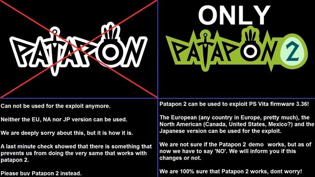 Correction Video: Patapon 2 Exploit for PS Vita Firmware 3.36 смотреть онлайн