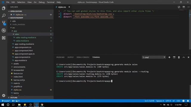 First Angular App With Bootstrap 4 смотреть онлайн