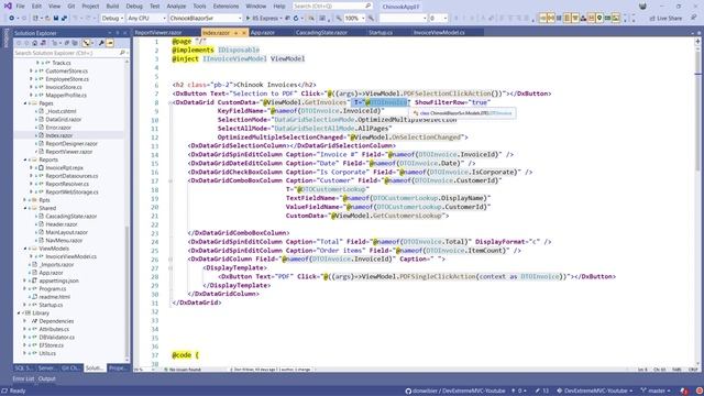 Blazor Data Grid (DxDataGrid): Exporting Reports with Multiselection смотреть онлайн