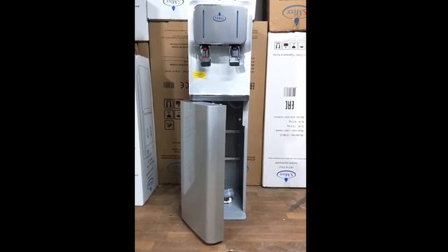 Кулер для воды SMixx 107 LD электронный с нижней загрузкой бутыли, серебристый