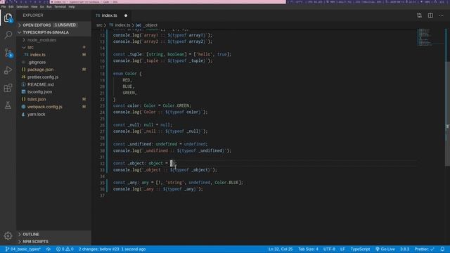 Typescript in Sinhala #4 Basic Types смотреть онлайн