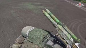 Кадры боевой работы расчетов ЗРК «Бук-М1»