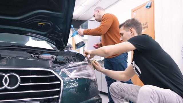 ОКЛЕЙКА Audi A6. Как сэкономить деньги и получить акцию?