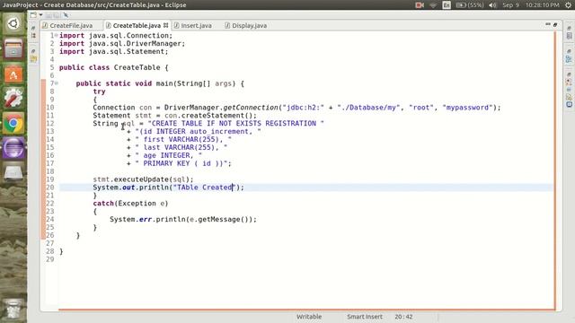 Java Jdbc with H2 database смотреть онлайн