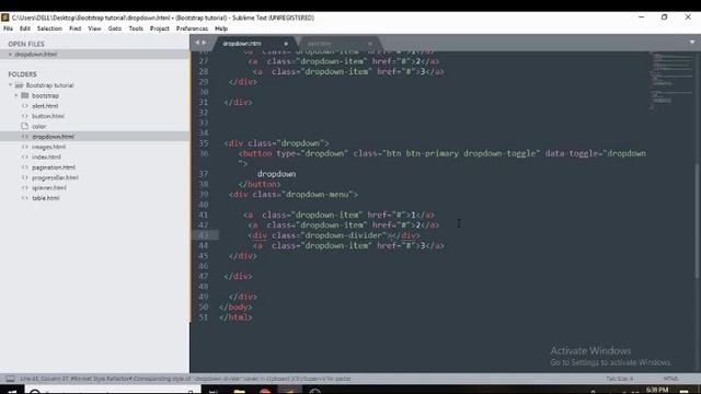 Bootstrap 4 Tutorial dropdown menu смотреть онлайн