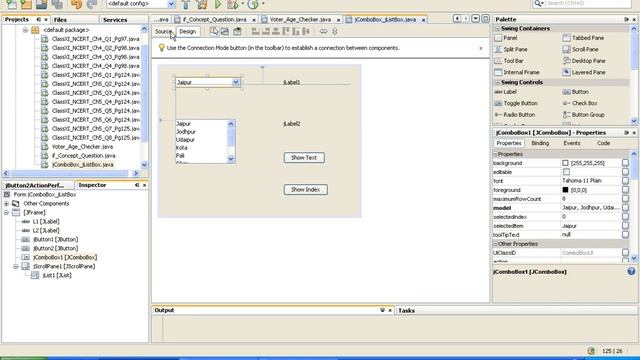 jList and jComboBox coding смотреть онлайн