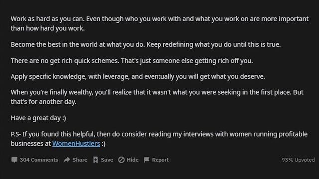 How to Get Rich With No Luck r/Entrepreneur | Reddit Finance смотреть онлайн