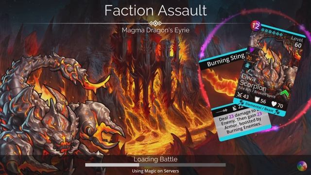 Gems of War Fire Rift Faction Assault! 1000 Attack team best guide strategy! смотреть онлайн