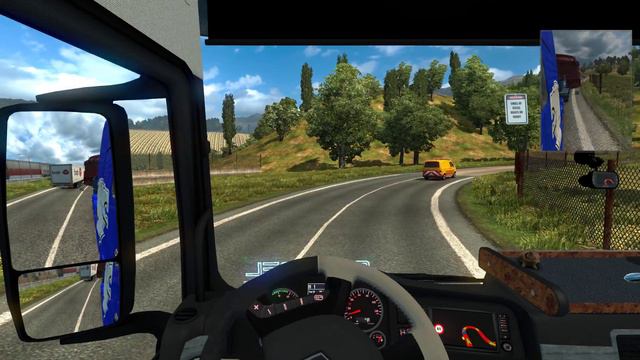 Euro Truck Simulator 2 Негабарит 44 тонны на Man by Madster смотреть онлайн