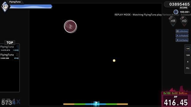 osu! | FlyingTuna | JuJutsushi Gachi [wairin Extra] +HDHR SS #1❤ 9.08⭐ | 764pp if rank | 1st HR FC! смотреть онлайн
