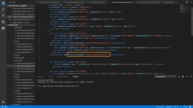 25. EDIT BOOK - Angular 4+ with Firebase & Material Design смотреть онлайн