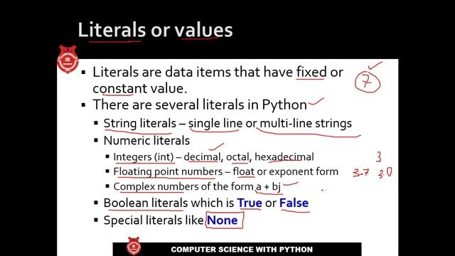 XI Chapter 7 - Lecture 1 - Python Tokens смотреть онлайн