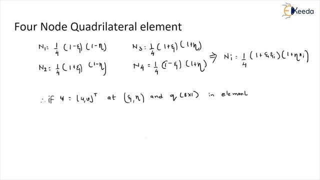 Four Node Quadrilateral Element - Finite Element Analysis смотреть онлайн