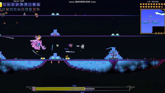 Terraria Mod Bossfights - Crystal King (Crystilium) смотреть онлайн
