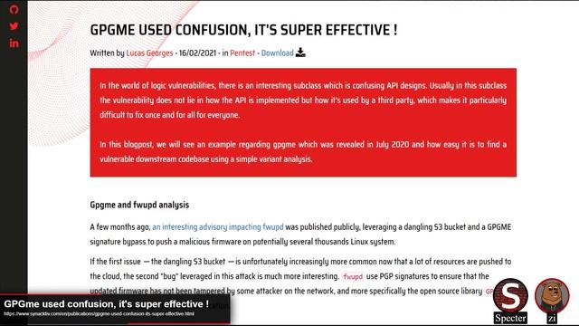 065 - PDF Exploits, GPGME Making Mistakes EZ and Favicon Tracking смотреть онлайн