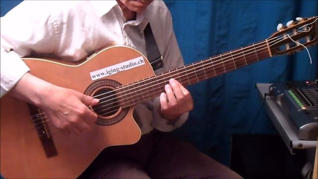 la cumparsita by G. H. M. Rodriguez - for classical guitar with combo band смотреть онлайн
