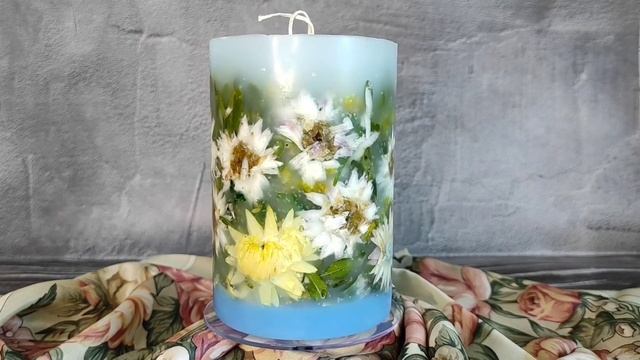 Ботаническая свеча "Цветы за стеклом" смотреть онлайн