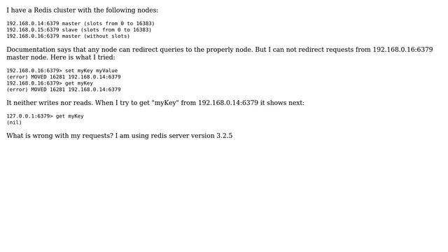 DevOps & SysAdmins: Redis Cluster: (error) MOVED смотреть онлайн