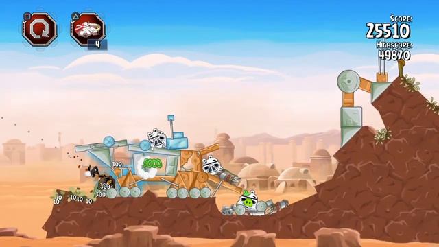 Angry Birds Star Wars - Tatooine Level 16 - 3 Stars смотреть онлайн