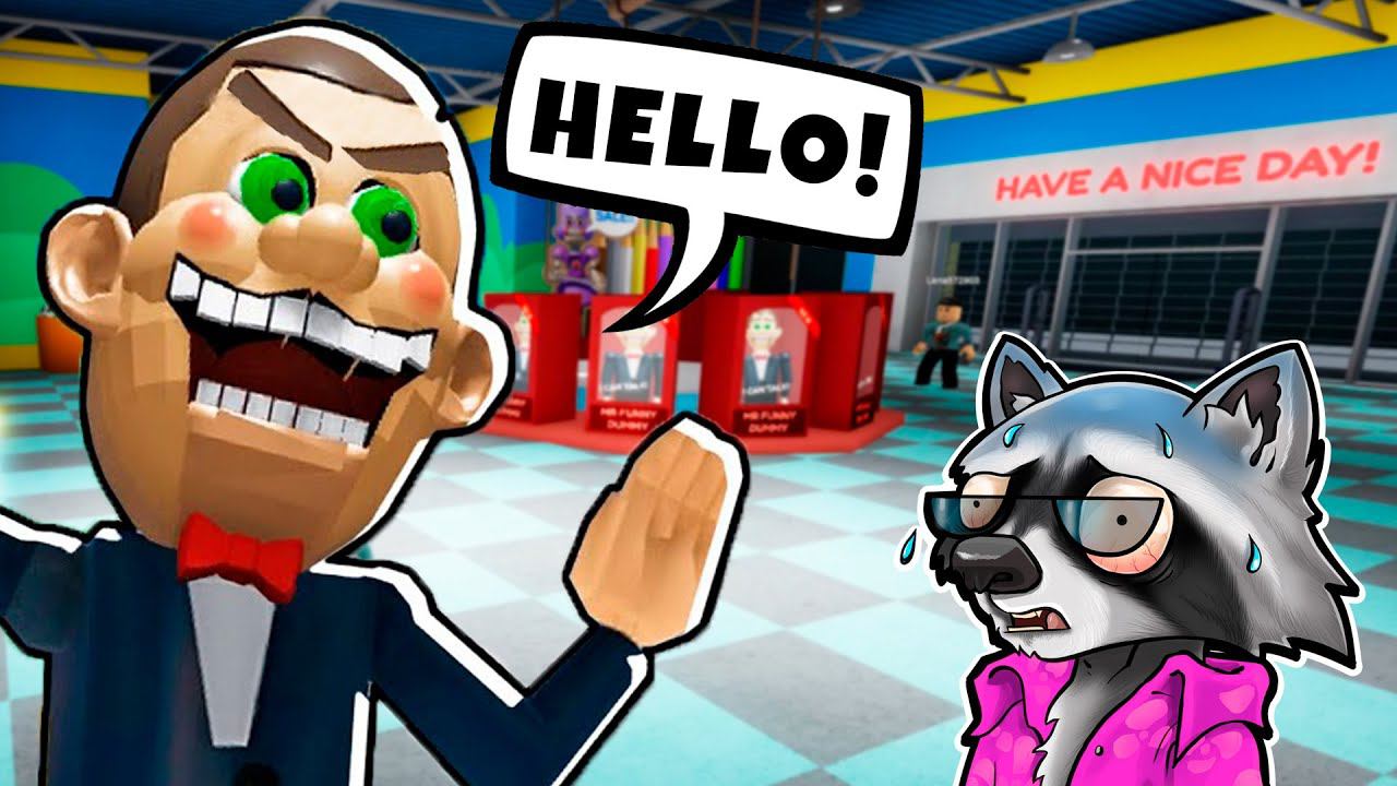ПОБЕГ от КУКЛЫ АНИМАТРОНИКА Мистера Фанни в РОБЛОКС ROBLOX Escape Mr Funny's ToyShop ЕНОТИК СТИВ смотреть онлайн