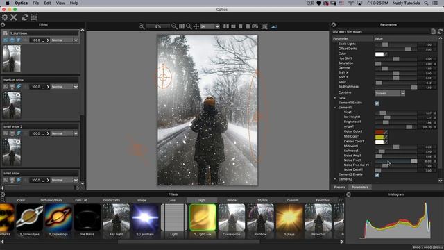 How to Create Snow Using Optics in Photoshop смотреть онлайн