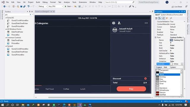 Designing a Dark Theme for Point of Sales in C# [POS in C# Part 1] смотреть онлайн