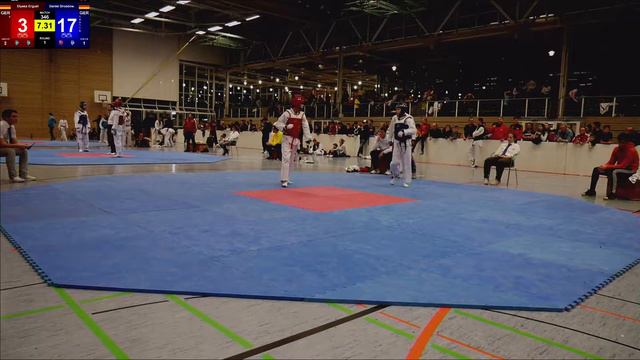 16 TUTTLINGER TAEKWONDO TURNIER 2019 346 Daniel Drosdowski GER vs Elyesa Erguel GER смотреть онлайн