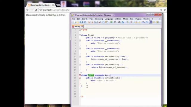 OOP PHP Part 4: Class inheritance смотреть онлайн