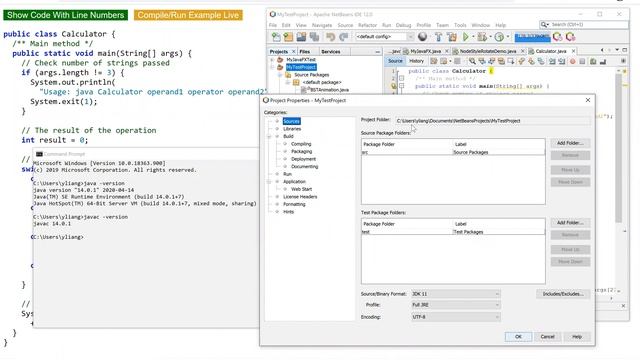 Daniel Liang Java Section 7.13 (S) Run Java Programs from NetBeans on Windows Command Prompt смотреть онлайн
