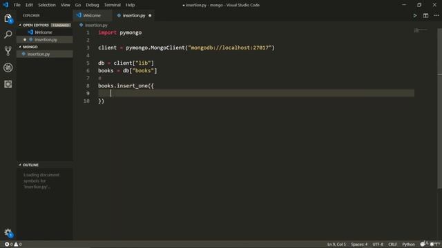 Getting Started with Insertion in python || Python Project смотреть онлайн