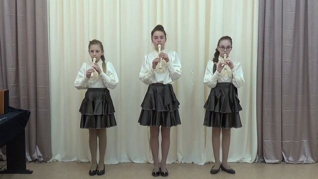 Ансамбль блокфлейт - "В звуках регтайма" смотреть онлайн