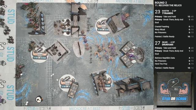 Warhammer 40k LVO Practice 9th Edition Live Game Drukhari vs. Tyranids смотреть онлайн