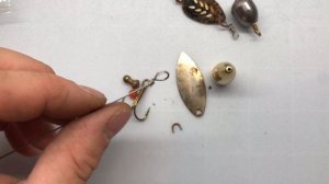 Новая блесна из старой .Утяжеляем вертушку .